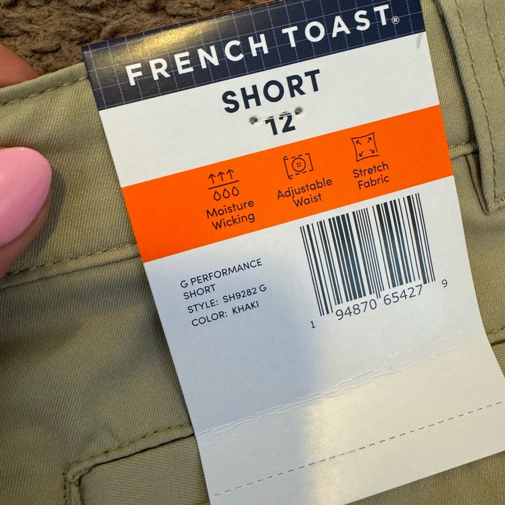 2 FOR $25 Girls French Toast Shorts Navy Khaki Uniforms LOT OF 2 12 NEW - Picture 3 of 5